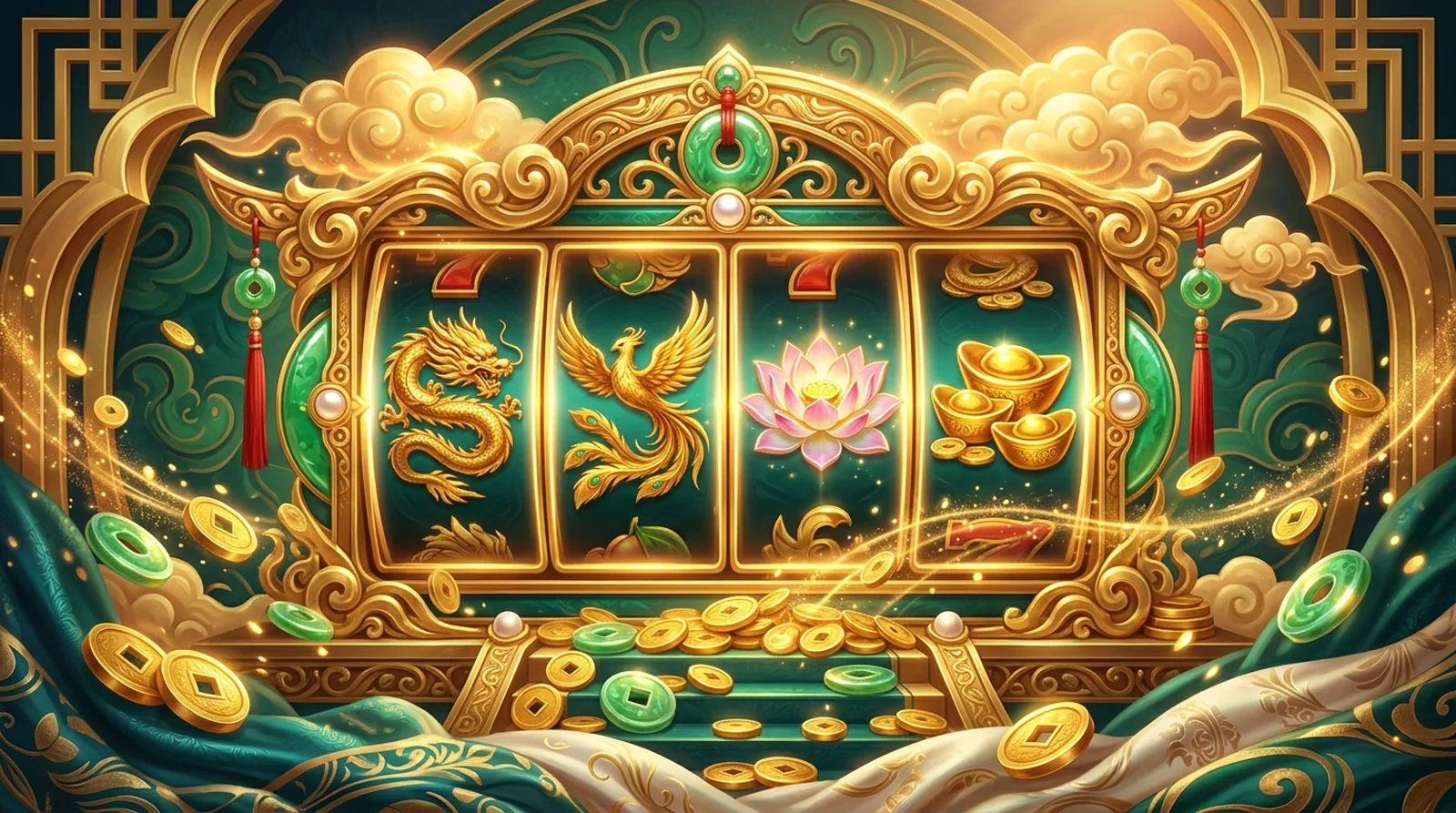 True Fortune casino UK guide, jade and gold fortune theme